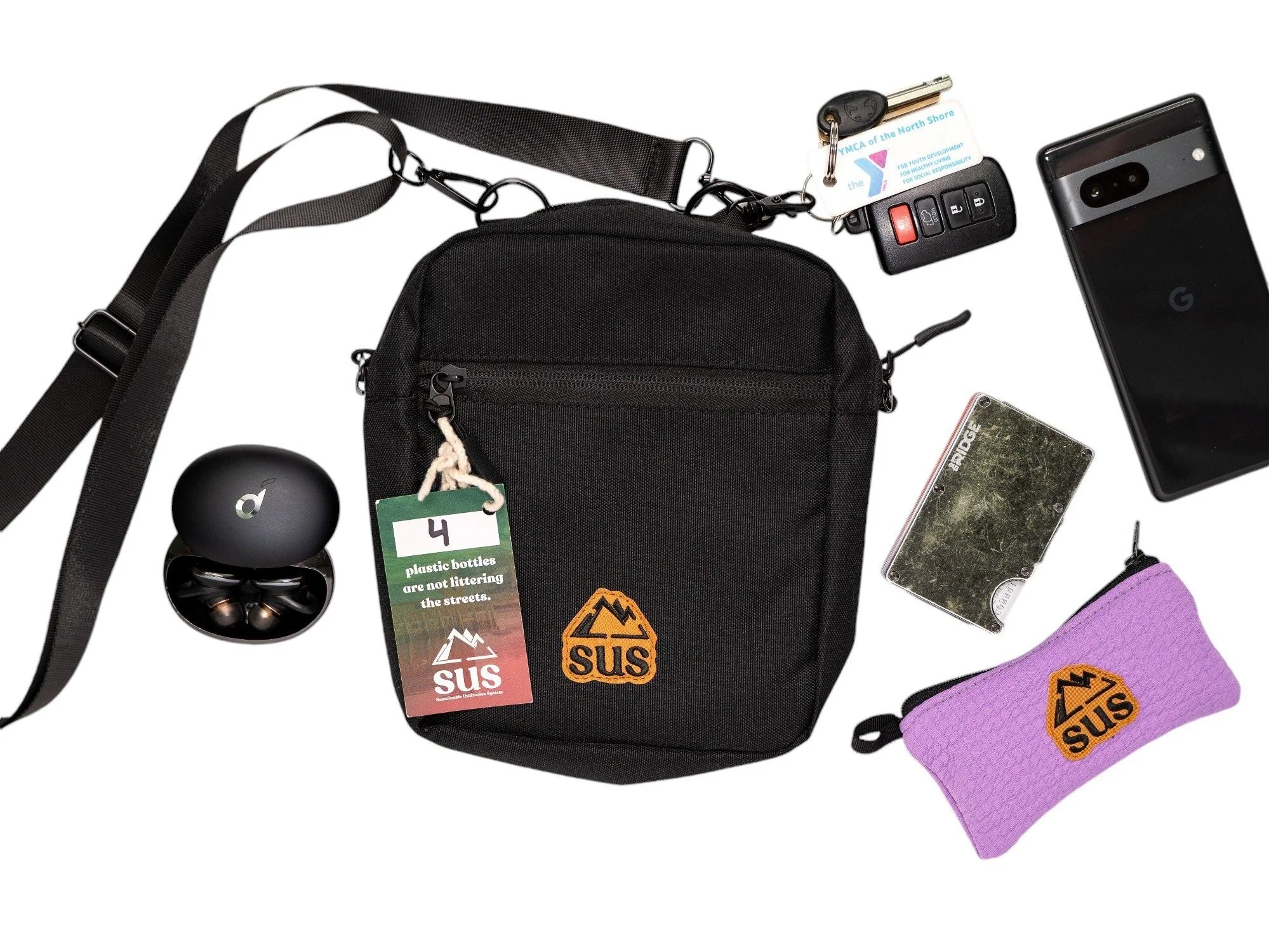 4 Bottle Cross Body Bag - 2L — SUS